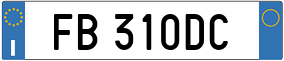 Truck License Plate